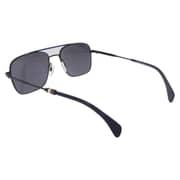 Tommy Hilfiger Black Stainless Steel Men Sunglasses TH/1537/S/EFC55IR