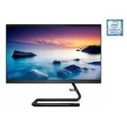 Lenovo ideacentre A340-24ICK All-in-One Desktop - Core i5 1.8GHz 8GB 1TB 2GB Win10 23.8inch FHD Business Black Arabic/English Keyboard
