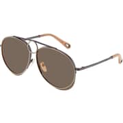 Chloe Aviator Brown Sunglasses For Women CE144S-028-61