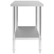 vidaXL Kitchen Work Table 100x60x85 cm Stainless Steel
