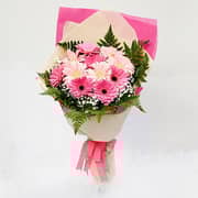 Beautiful Pink Gerbera Bouquet Beautiful Pink Gerbera Bouquet