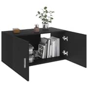 vidaXL Wall Mounted Cabinet Black 80x39x40 cm Engineered Wood vidaXL Wall Mounted Cabinet Black 80x39x40 cm Engineered Wood