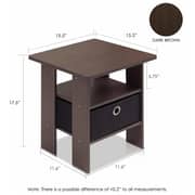 End Table Bedroom Night Stand in Brown Color End Table Bedroom Night Stand in Brown Color