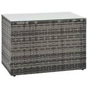 Vidaxl 5 Piece Garden Lounge Set With Cushions Poly Rattan Grey