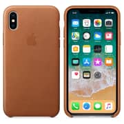 Apple Leather Case Saddle Brown For iPhone X - MQTA2ZM/A
