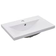 vidaXL Built-in Basin 61x39.5x18.5 cm Ceramic White vidaXL Built-in Basin 61x39.5x18.5 cm Ceramic White