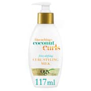 OGX Hair Milk Quenching + Coconut Curls Frizz-Defying Curl Styling Milk 177ml OGX Hair Milk Quenching + Coconut Curls Frizz-Defying Curl Styling Milk 177ml