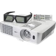 Benq W1070 DLP Projector + MSIPREMBQRDGD5 3D Glass 2PCS