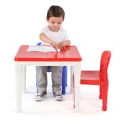 Tot Tutors 2-in-1 Plastic Lego Compatible Activity Table With 2 Chairs Tot Tutors 2-in-1 Plastic Lego Compatible Activity Table With 2 Chairs