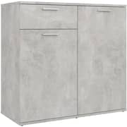 Vidaxl Sideboard Concrete Grey 80x36x75 Cm Chipboard Vidaxl Sideboard Concrete Grey 80x36x75 Cm Chipboard