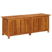 Vidaxl Garden Storage Box 150x50x58 Cm Solid Acacia Wood