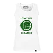 Marvel Hulk Watercolor Women's Tank Top White Large Marvel Hulk Watercolor Women's Tank Top White Large