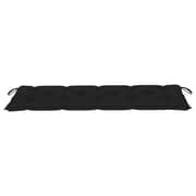 Vidaxl Garden Bench Cushion Black 150x50x7 Cm Fabric Vidaxl Garden Bench Cushion Black 150x50x7 Cm Fabric