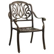 vidaXL 3 Piece Bistro Set Cast Aluminium Bronze