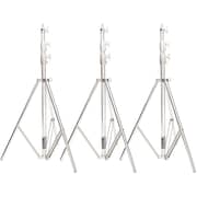 Coopic L-280m Stainless Steel Light Stand 110inch/280cm Heavy Duty With 1/4-inch To 3/8-inch Universal Adapter For Studio Softbox, Monolight And Other Photographic Equipment (3 Pack) Coopic L-280m Stainless Steel Light Stand 110inch/280cm Heavy Duty With 1/4-inch To 3/8-inch Universal Adapter For Studio Softbox, Monolight And Other Photographic Equipment (3 Pack)