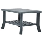 vidaXL Coffee Table Green 90x60x46 cm Plastic vidaXL Coffee Table Green 90x60x46 cm Plastic