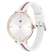 Tommy Hilfiger Meg Twp Tone Silicone Women Watch 1782156