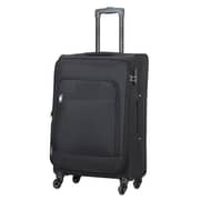 Traveller 20inch Economy Light Weight 4Wheel Luggage Soft Case Black