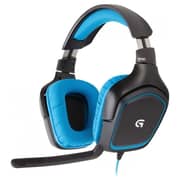 Logitech G430 Surround Sound Gaming Wired Headset Black Blue Logitech G430 Surround Sound Gaming Wired Headset Black Blue