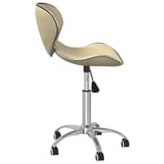 vidaXL Swivel Dining Chairs 6 pcs Cream Faux Leather vidaXL Swivel Dining Chairs 6 pcs Cream Faux Leather