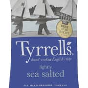 Tyrrells Lightly Sea Salted Crisps 150gm Tyrrells Lightly Sea Salted Crisps 150gm