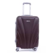 Para John ABS Luggage Travel Trolley With 4 Wheels 3pcs Set Coffee