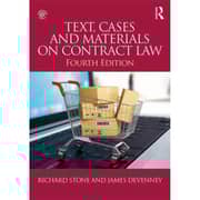 Text Cases and Materials on Contract Law Text Cases and Materials on Contract Law