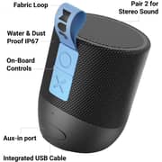 Jam Double Chill Portable Bluetooth Speaker Black