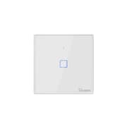 Sonoff T2UK1C-TX UK Plug 1 Gang Way WiFi Smart Touch Light Switch with Glass Panel White Sonoff T2UK1C-TX UK Plug 1 Gang Way WiFi Smart Touch Light Switch with Glass Panel White