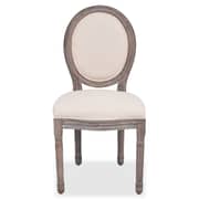 vidaXL Dining Chairs 4 pcs Linen vidaXL Dining Chairs 4 pcs Linen