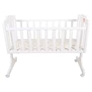 Baby Plus Baby Wooden Cradle White