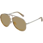 Chloe Aviator Silver Sunglasses For Women CE144S-051-61