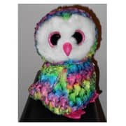 TY Beanie Boos Owl Owen Multi Color 37143 TY Beanie Boos Owl Owen Multi Color 37143