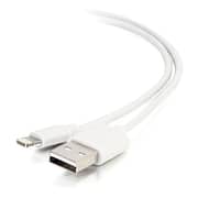 Switch Dual USB Charger With Lightning Cable 1.2m - White