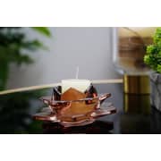 Irna Candle Holder Brown D12x5cm Irna Candle Holder Brown D12x5cm