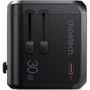 Choetech Travel Adapter Black Choetech Travel Adapter Black