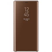Samsung Clear View Standing Case Brown For Galaxy Note9 M