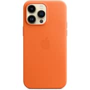 Apple iPhone 14 Pro Max Leather Case Orange with MagSafe