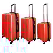 Highflyer Tower Series Trolley Luggage Bag Red 3pc Set TH16133PC
