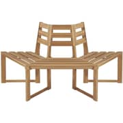 Vidaxl Tree Bench Half-hexagonal 160 Cm Solid Acacia Wood