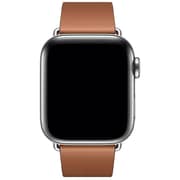 Apple Modern Buckle Medium Saddle Brown