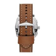 Fossil Machine Chronograph Brown Leather Analog Men Watch FS5620