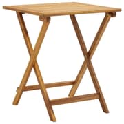Vidaxl 3 Piece Folding Bistro Set With Cushions Solid Acacia Wood Vidaxl 3 Piece Folding Bistro Set With Cushions Solid Acacia Wood