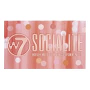 W7 Socialite Multi Textured Pressed Pigment Palette W7 Socialite Multi Textured Pressed Pigment Palette
