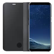 Samsung Clear View Standing Cover Black For Galaxy S8+