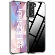 Amerteer Protective Case Cover For Samsung Galaxy S21 6.2inch Clear Amerteer Protective Case Cover For Samsung Galaxy S21 6.2inch Clear
