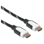Manhattan Braided High Speed HDMI Cable with Ethernet HEC ARC 3D 4K HDMI Male to Male Shielded - 1m Manhattan Braided High Speed HDMI Cable with Ethernet HEC ARC 3D 4K HDMI Male to Male Shielded - 1m