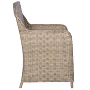 Vidaxl Outdoor Chairs With Cushions 2 Pcs Poly Rattan Brown Vidaxl Outdoor Chairs With Cushions 2 Pcs Poly Rattan Brown