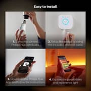 Philips WA Hue White Ambiance LED Smart Bulb Starter Kit 8.5W