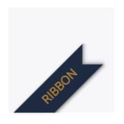 Brother Satin Ribbon Gold On Navy Blue 12mm 4m Tze-rn34